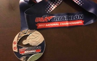 2017 USA Triathlon National Championships medal